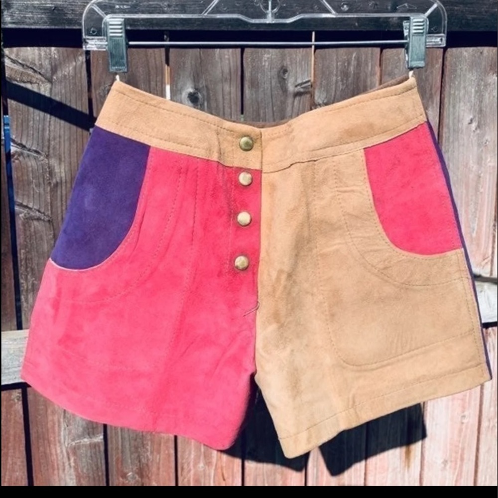 1960’s 1970’s Suede Groovy Shorts